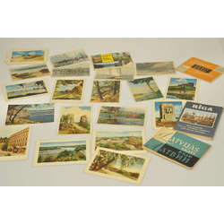 Sets of different postcards