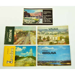 Brochures of different city resorts