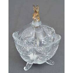 Crystal caviar bowl Rabbit