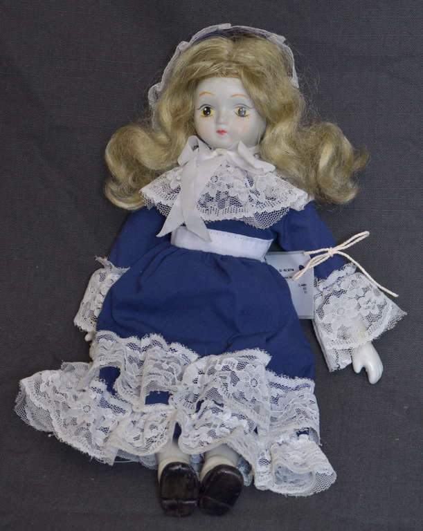 Doll in a blue dress
