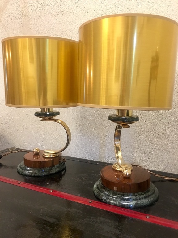 Art-deco style lamp (2 pcs.)