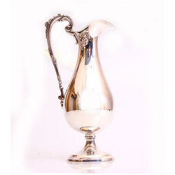 Art Nouveau silver pitcher