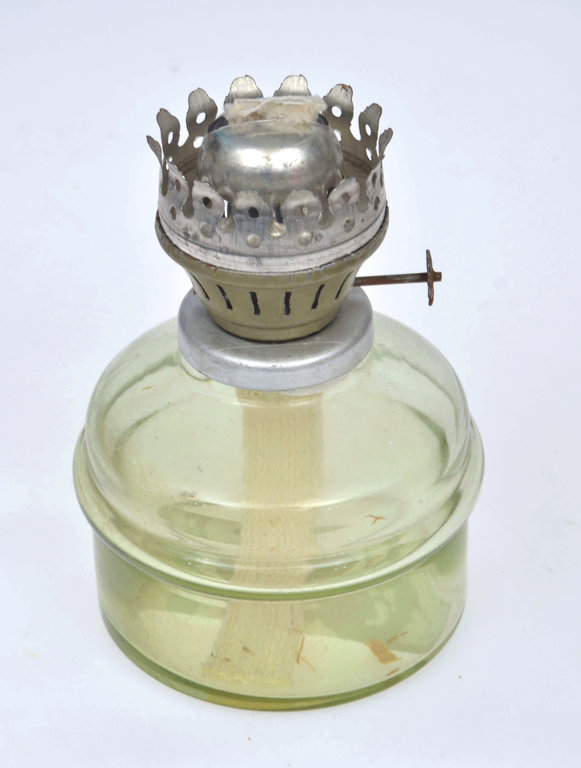 A small kerosene lamp