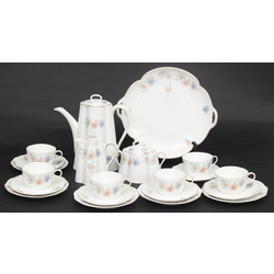 Porcelain tea, coffee set for 6 people