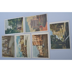 6 postcards. Views of Riga
