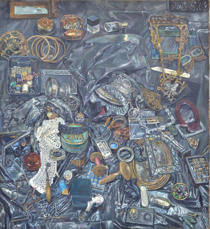 Картина «Натюрморт с разными предметами».