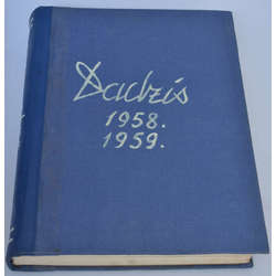 Журнал ''Dadzis 1958-1959''