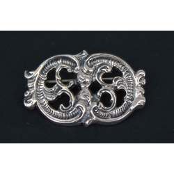 Silver Art Nouveau brooch