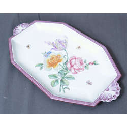 Painted porcelain plate