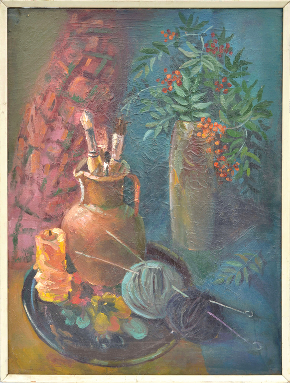 Composition with vase and mountain ash