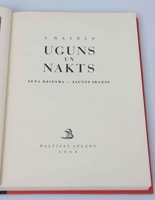 J.Rainis, Uguns un nakts