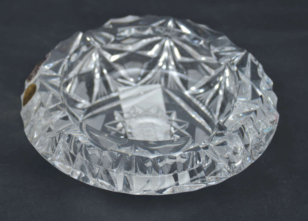 Crystal ashtray 