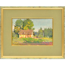 Landscape with little house