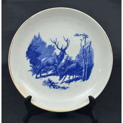 Painted porcelain plate