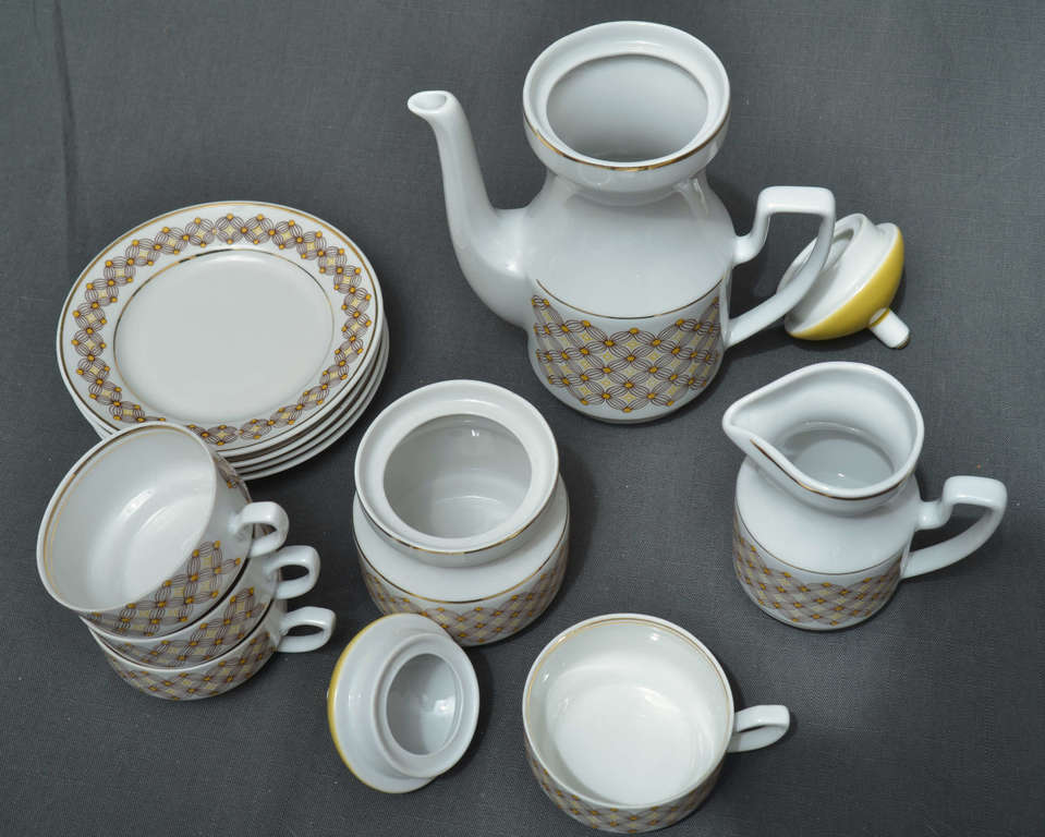 Riga Porcelain Factory coffee set