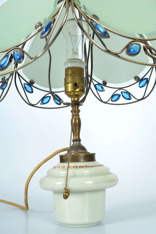 Electrified kerosene lamp