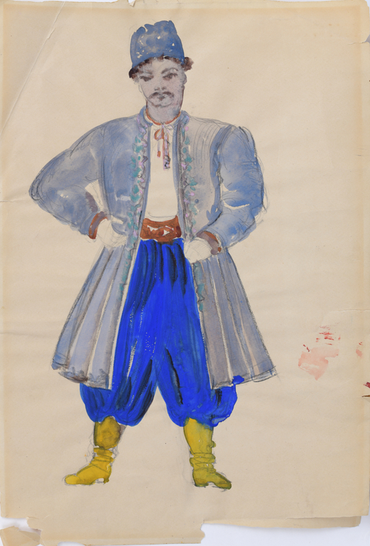  Costume sketch for S. Zimin's private opera Snow White