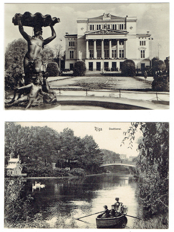 2 postcards 