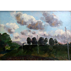 Landscape with clouds