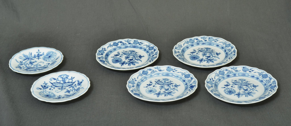 Meissen porcelain plates 6 pcs.