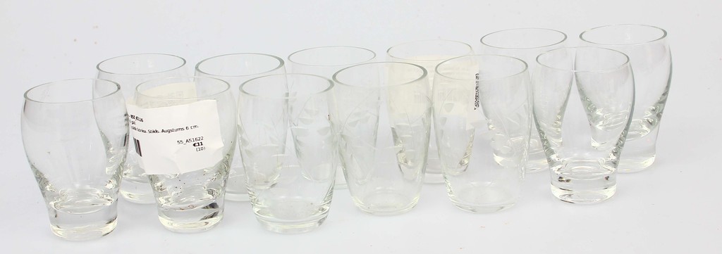 Glass vodka glasses 6 pcs.