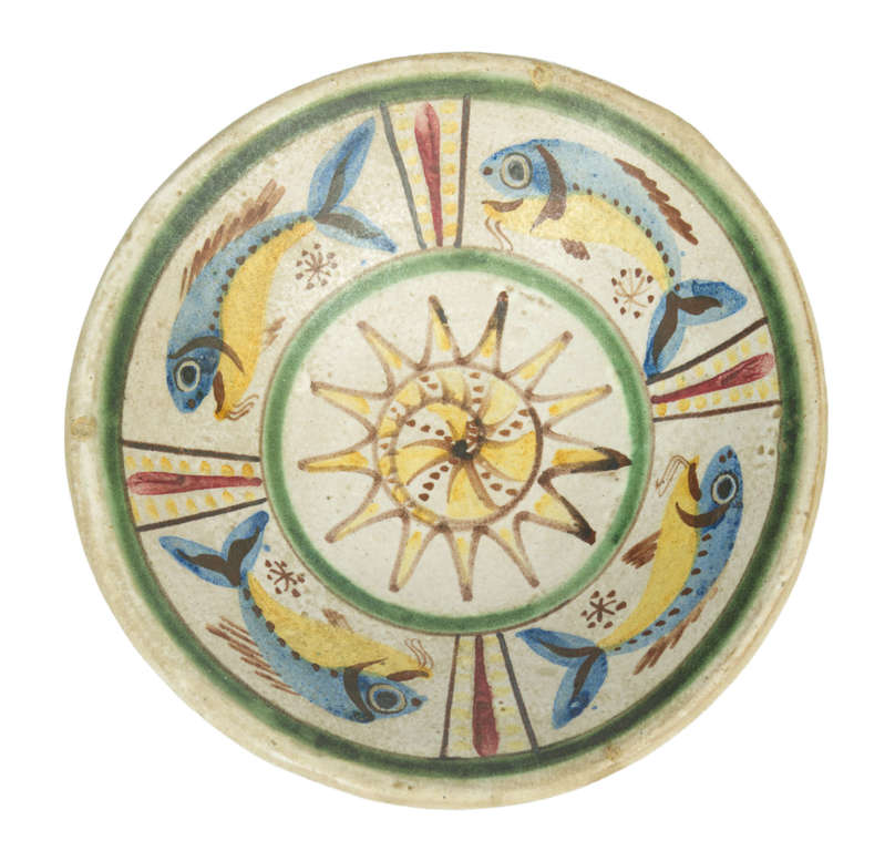 Тарелка керамическая декоративная 