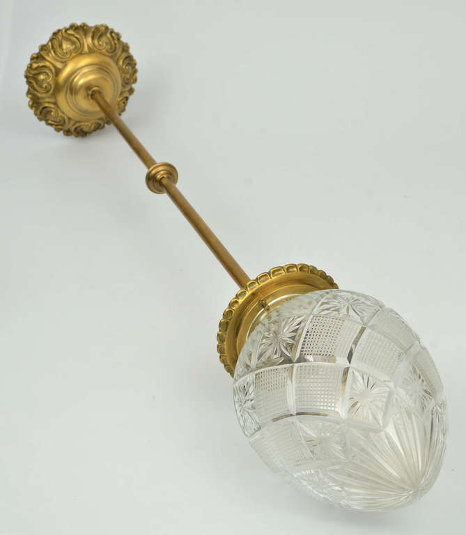 Lamp with glass dome