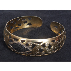 Silver gilded bracelet