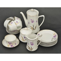 Porcelain coffee set for 6 people