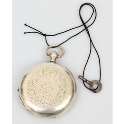 Серебряные карманные часы Perret & Fils Brenets