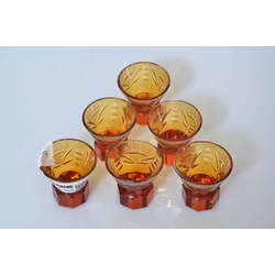 Set of glasses from Ilguciems glass factory 6 pcs