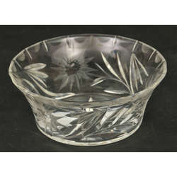 Glass candy bowl