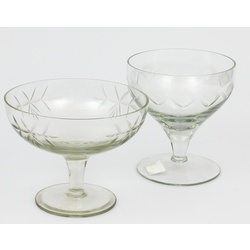 Glass candy bowl 2 pcs.