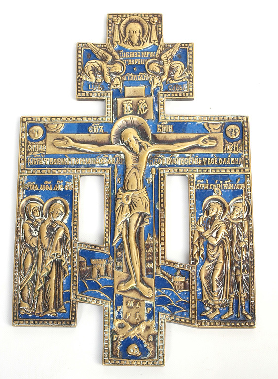 Icon cross of bronze