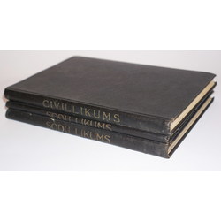 3 books - civil law, penal law (2 pcs.)