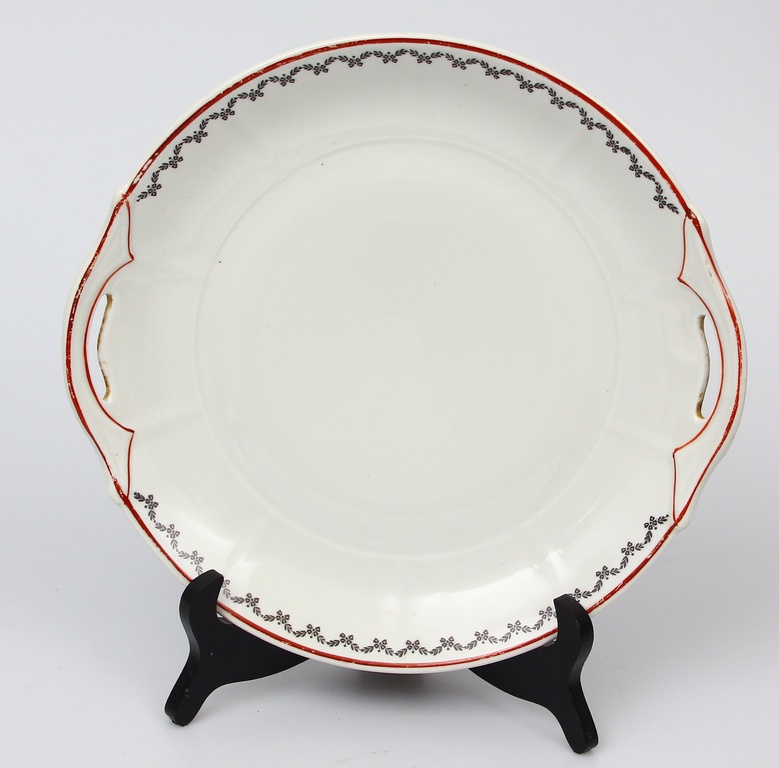 Two porcelain plates