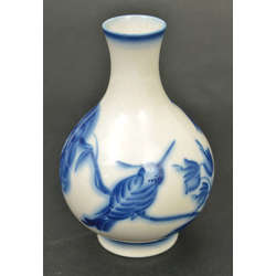 Porcelain vase with cobalt