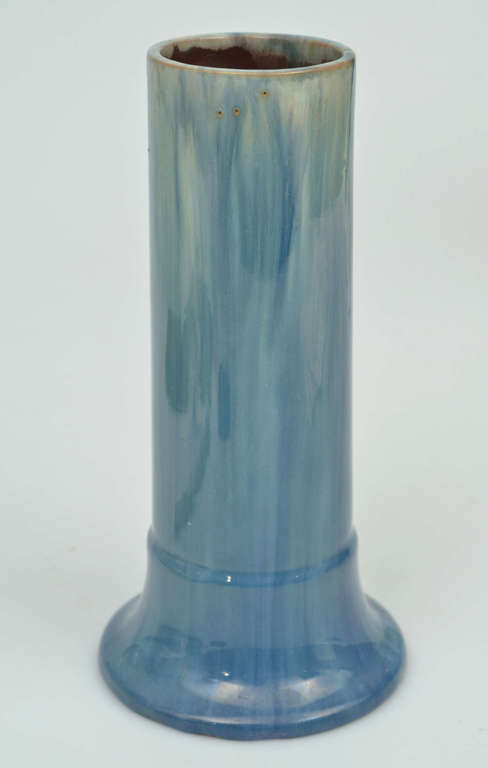 Blue ceramic vase
