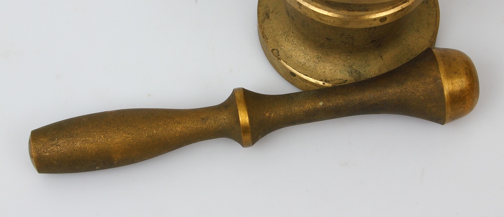 Bronze mortar and pestle