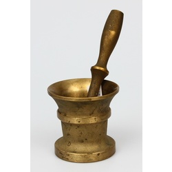 Bronze mortar and pestle