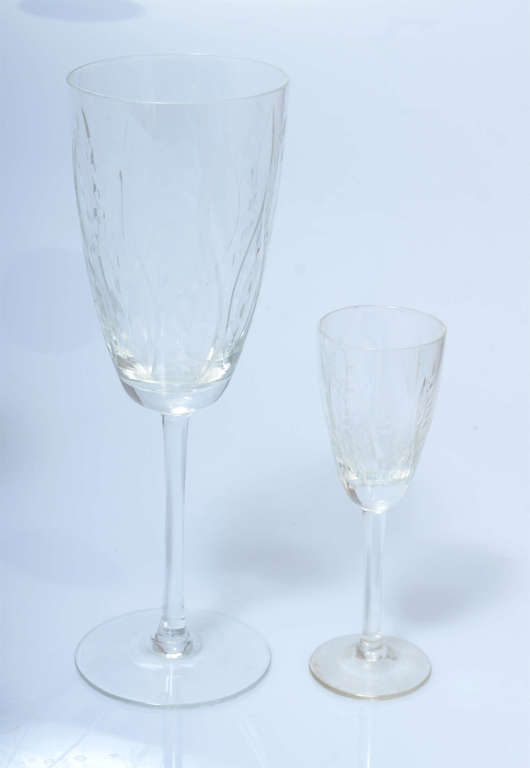 Glasses for white wine 9 pcs + 3 glasses  for vodka 