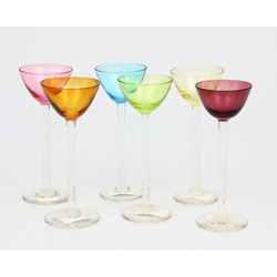 Stained glass glasses (6 pcs.)