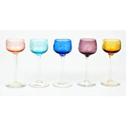 Cut glass (5 pcs.)