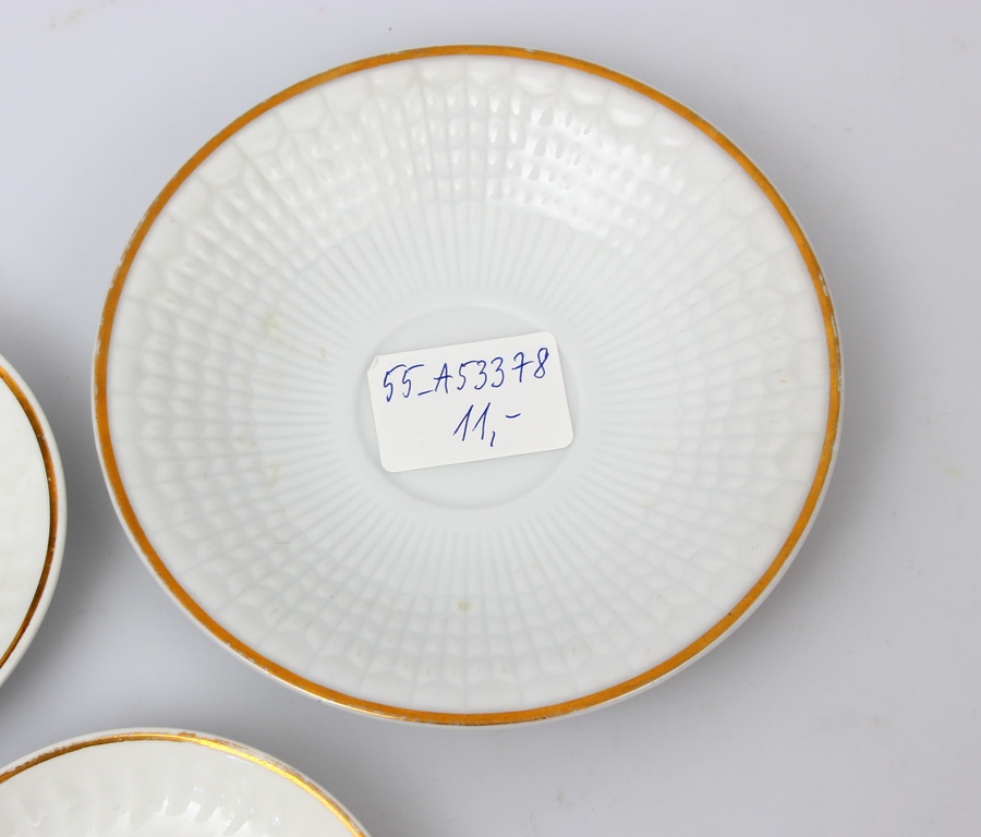 Kuznetsov porcelain saucer 3 pcs