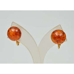 Amber earrings