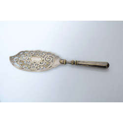 Silver plated metal spatula (large size)