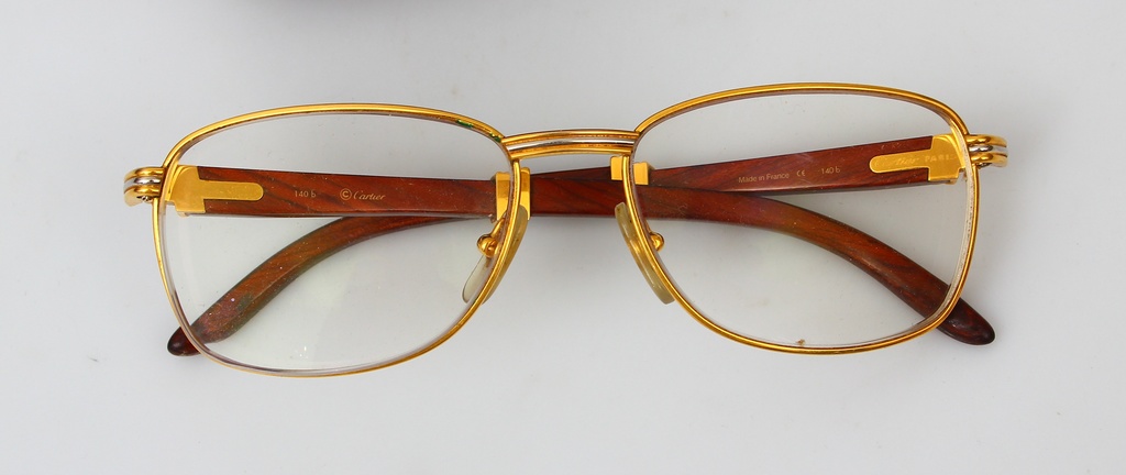 Apzeltītas brilles Cartier Paris (neorģinālajā futlārī)