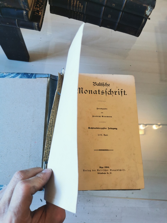 Baltische Monatsschrift Vol.57, 1904