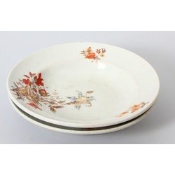 Porcelain soup plates 2 pcs.