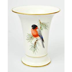 Meissen porcelain vase Red breast